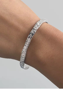 Raw Bracelet- Silver
