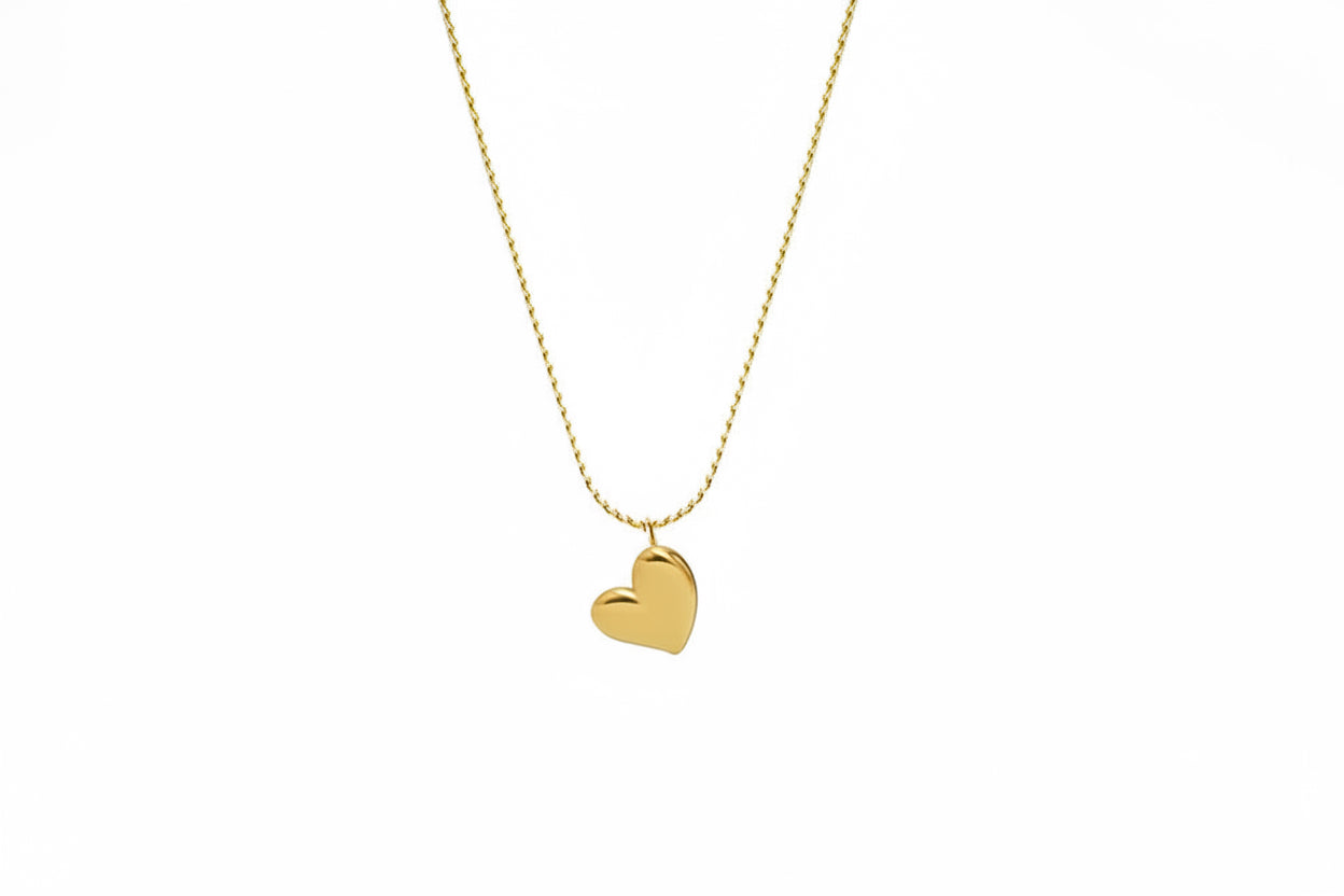 Heart Necklace- Gold