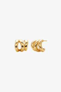 Serpente Earrings- Gold