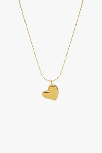 Heart Necklace- Gold