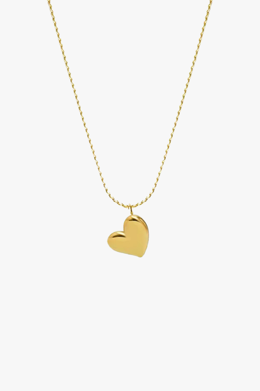Heart Necklace- Gold