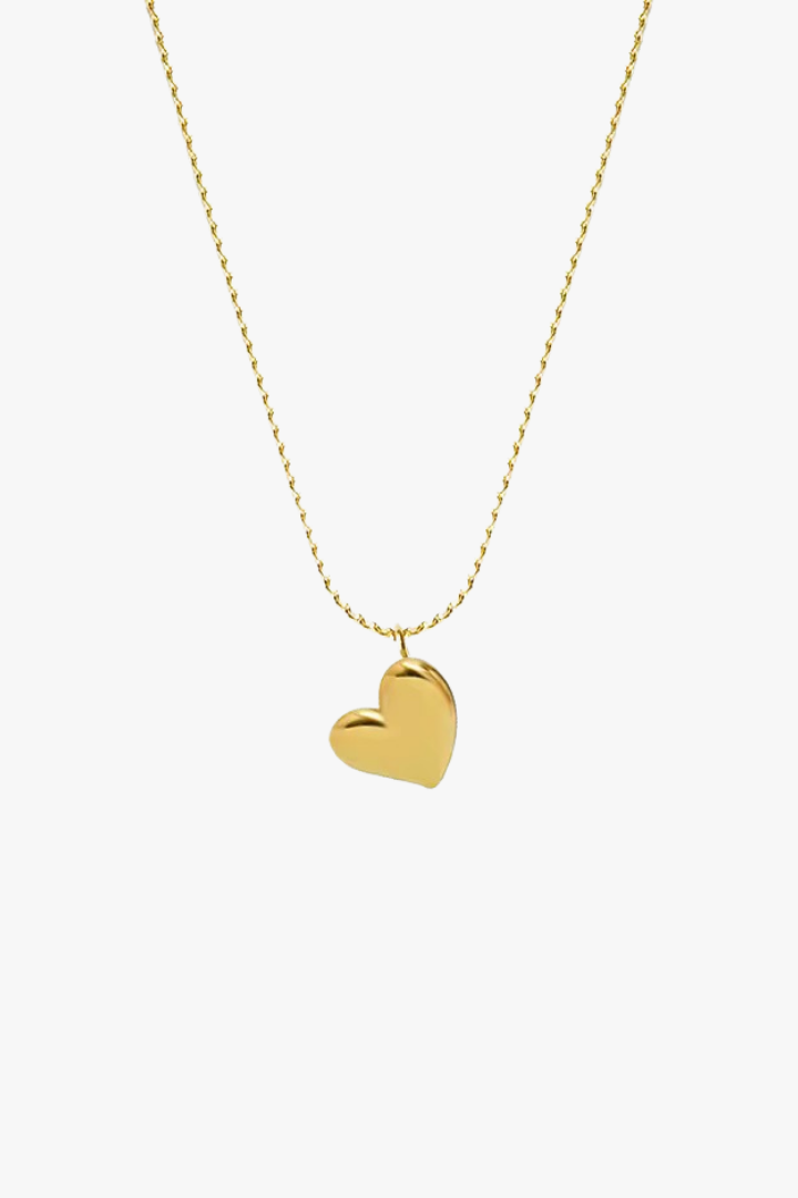 Heart Necklace- Gold