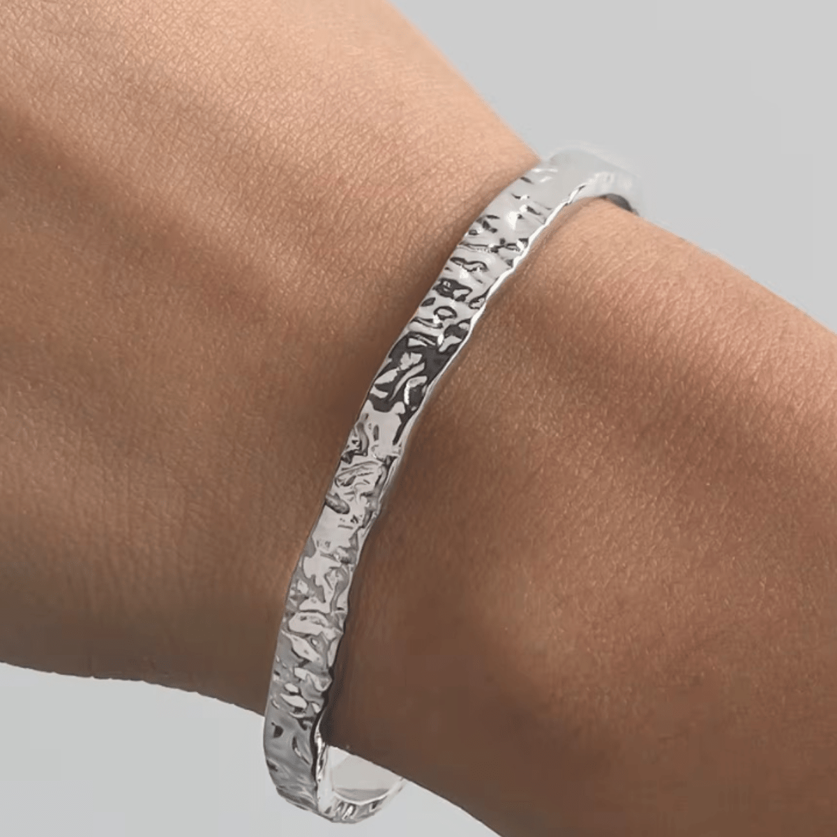 Raw Bangle Silver - KAYÉ