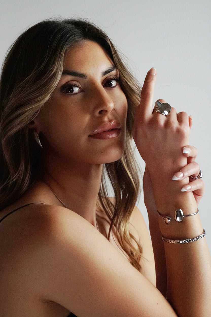 Forma Bangle- Silver