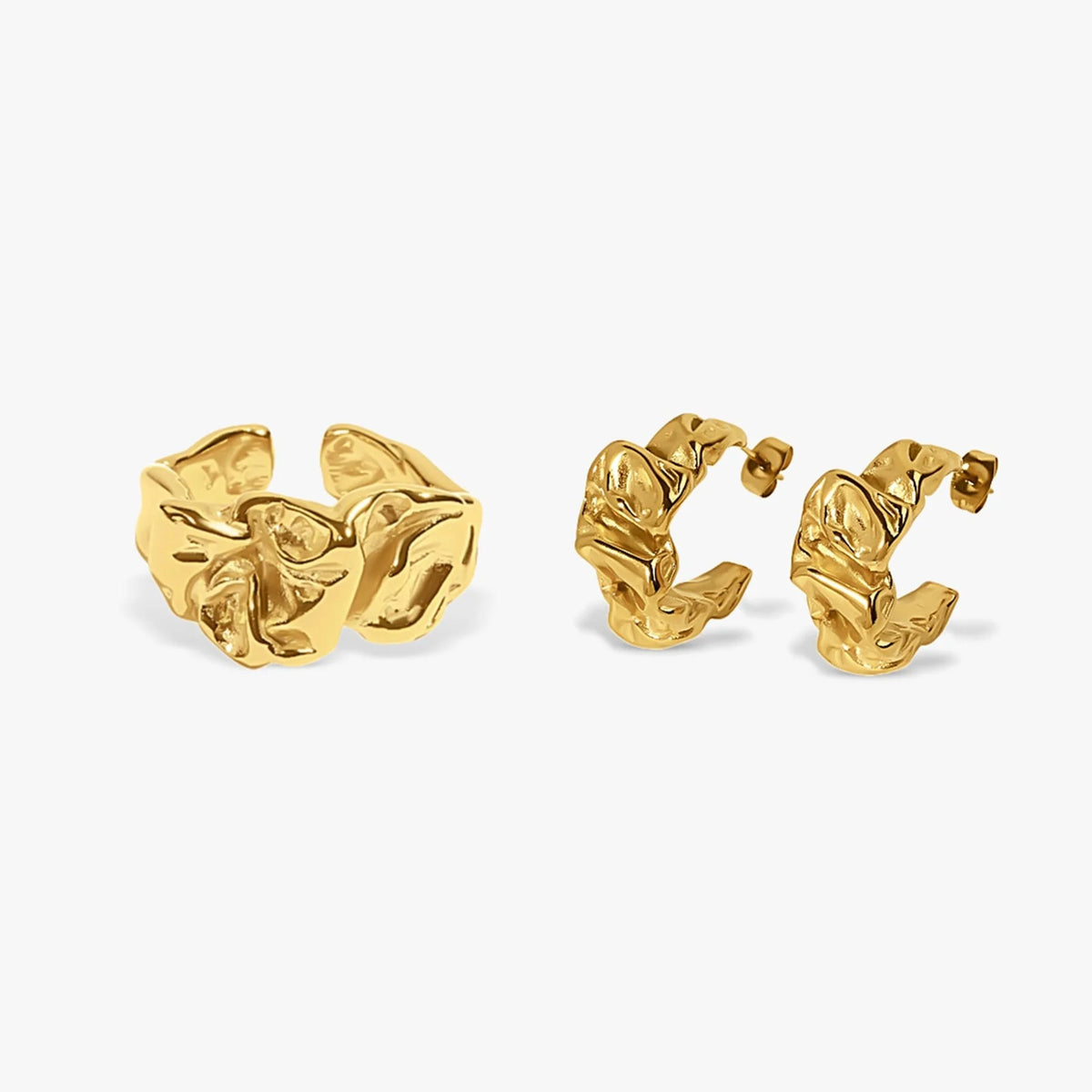 Raw-sættet Guld - KAYÉ